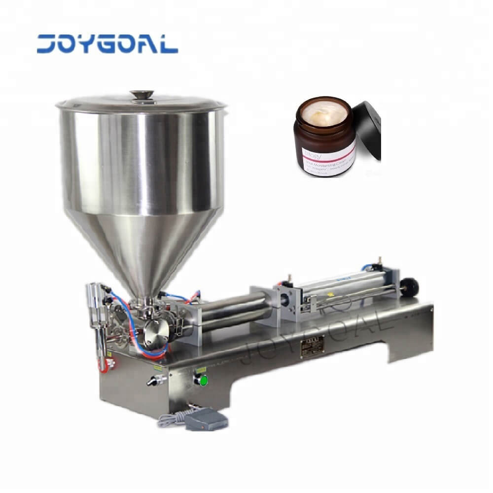 semi auto lotion bottle filler cosmetic cream piston filling machine